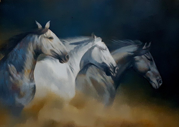 3 Running Horse