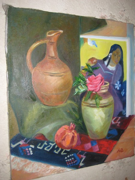 Still Life with Gauguin Girl 2