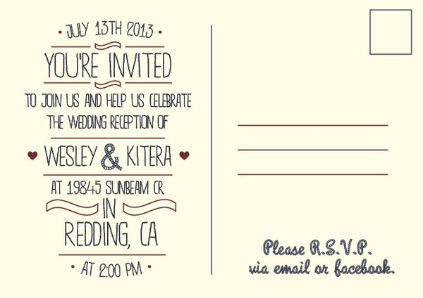 Official Save the Date Back