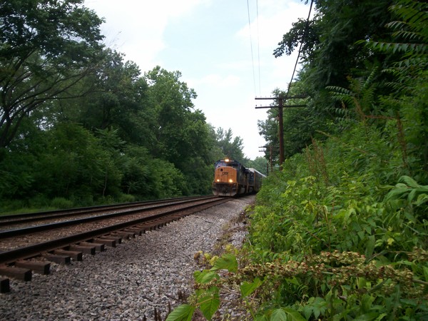 Train on Track in West Virginia