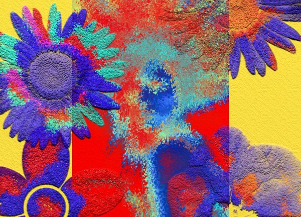 Woman flowers 7