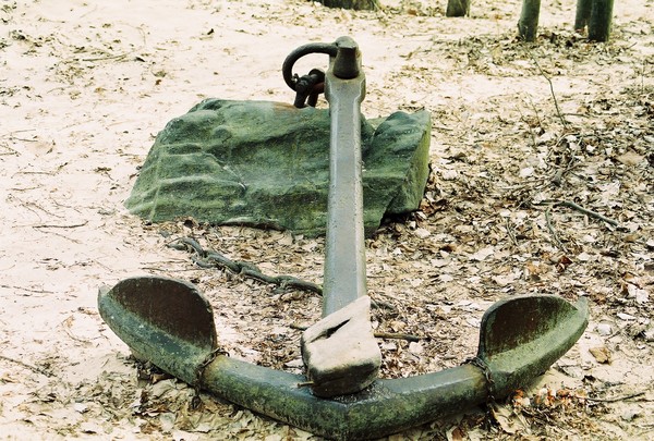Shipwreck Anchor On Wisconsin Beach