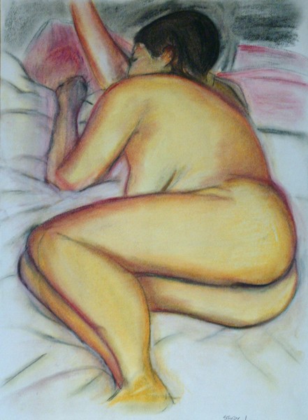 Nude on Bed