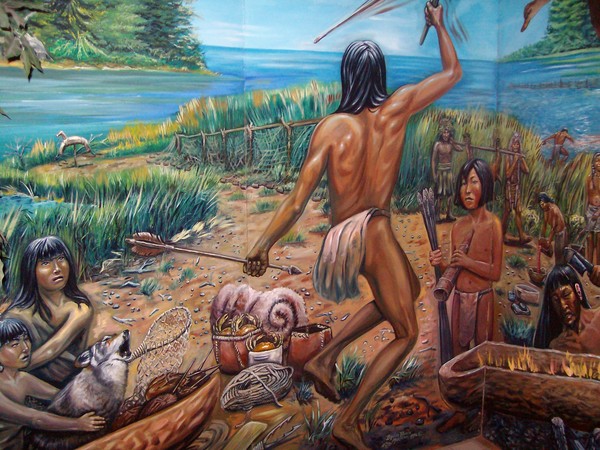 Archaic period mural 