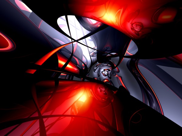 Swirling Venom Abstract