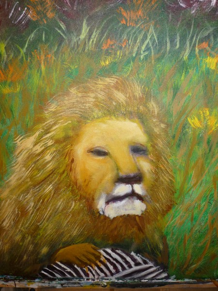 male lion