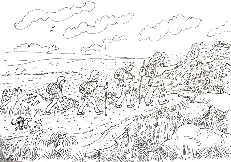PUMPKINGS ON A HIKE(1)