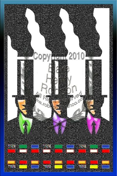 Smoke stack biz men burning fusel fuel