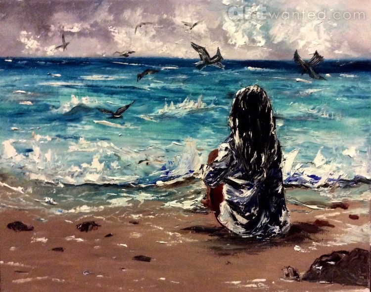 Watching the waves 