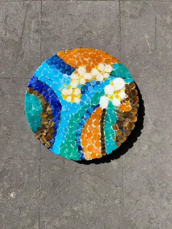 Mozaic Glass work, March 2022