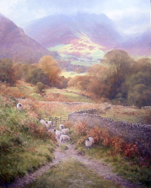 Light over Grasmere Valley, Cumbria