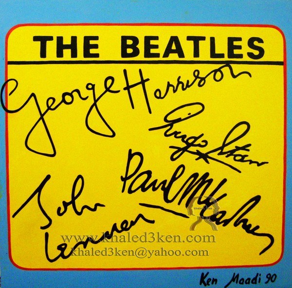 DRAWING PORTRAIT JOHN LENNON AND BEATLES LIFE STORY AND MARK DAVID CHAPMAN KHALED3KEN (3)