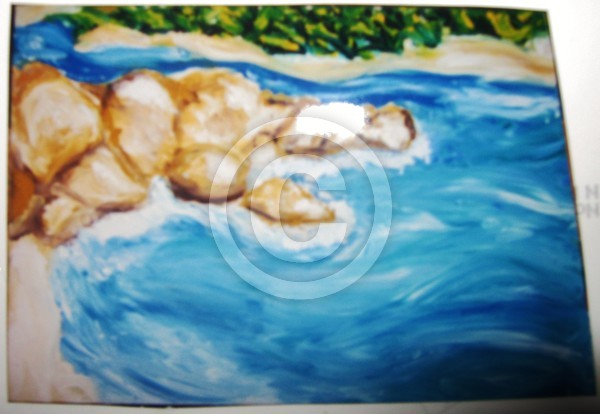 Rocks and sea for Xis 