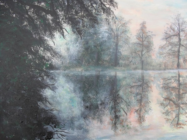 mist over the lake  2