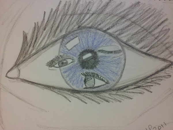 Eyes within the Reflection.......