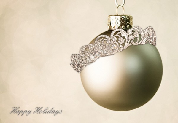 Spencer Tiara Holiday Card