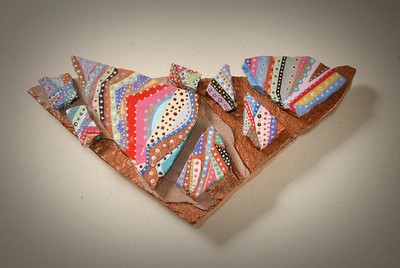 Painted Flagstone on Flagstone Base