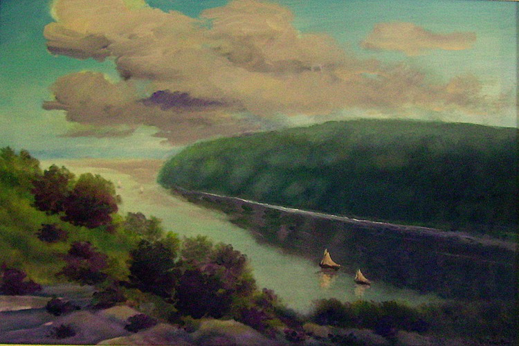 Sailboats at Peekskill
