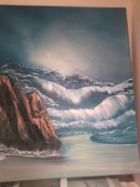 rough seascape