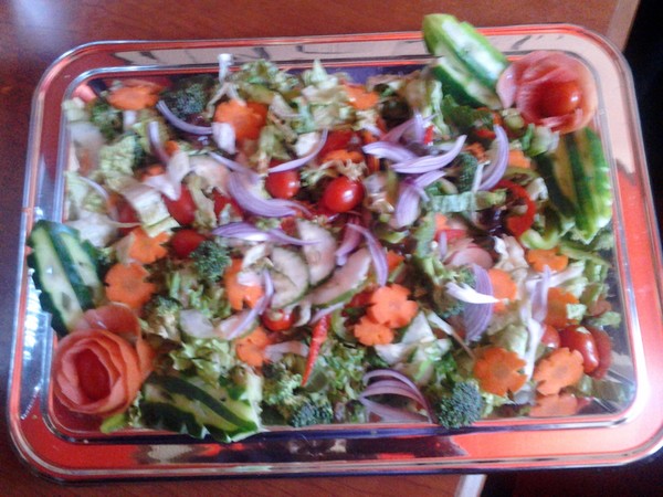 Colorful Artsy Salad