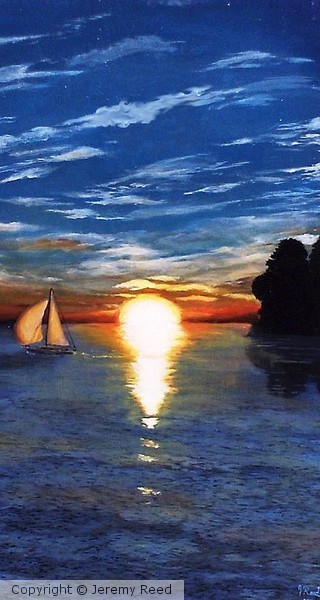 Sunset on Erie