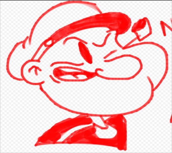 Popeye @ CrowdPainting.com