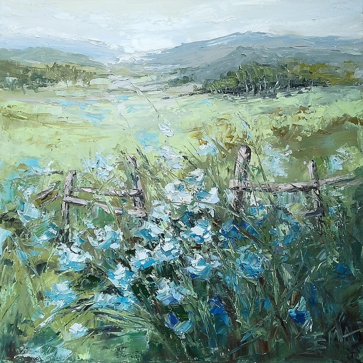 One blue spring day