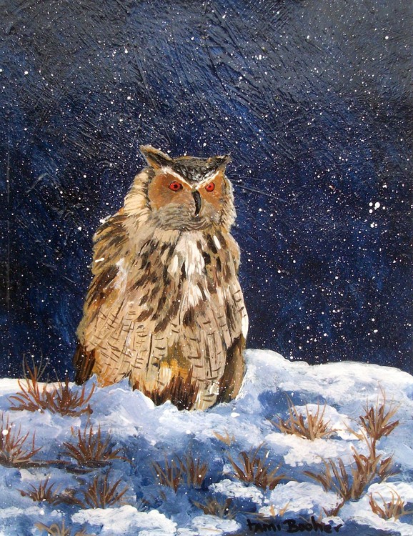 Siberian Eagle Owl