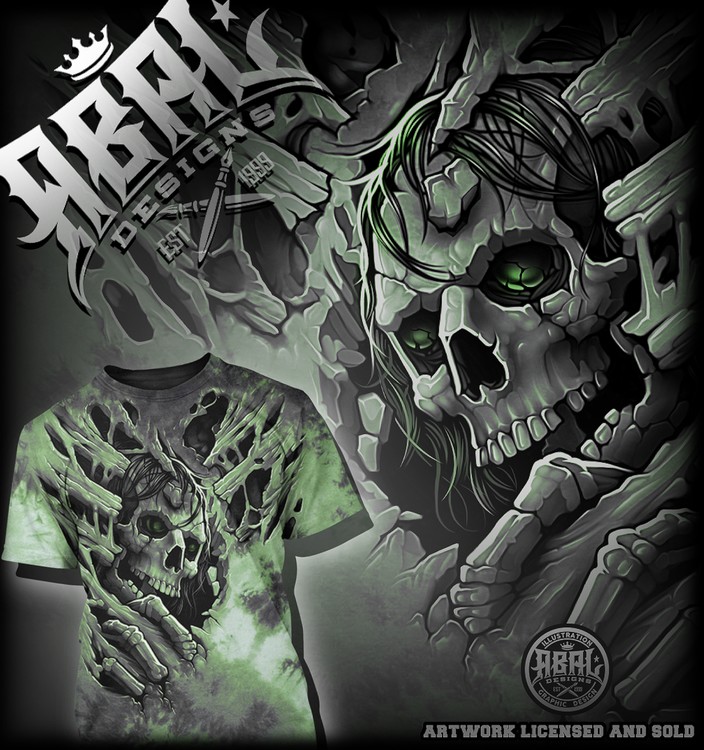 FANTASY SHIRT DESIGN (Artwork Licensed and Sold)