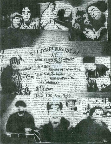 Concert Poster for august 05