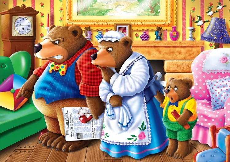 Who's been sitting in my chair, Goldilocks And The Three Bears)