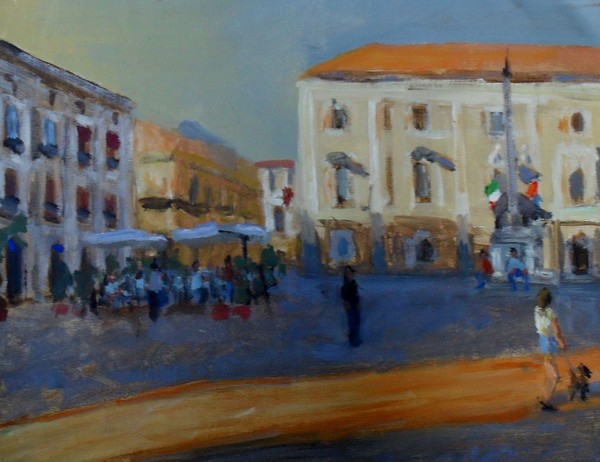 Square in Catania