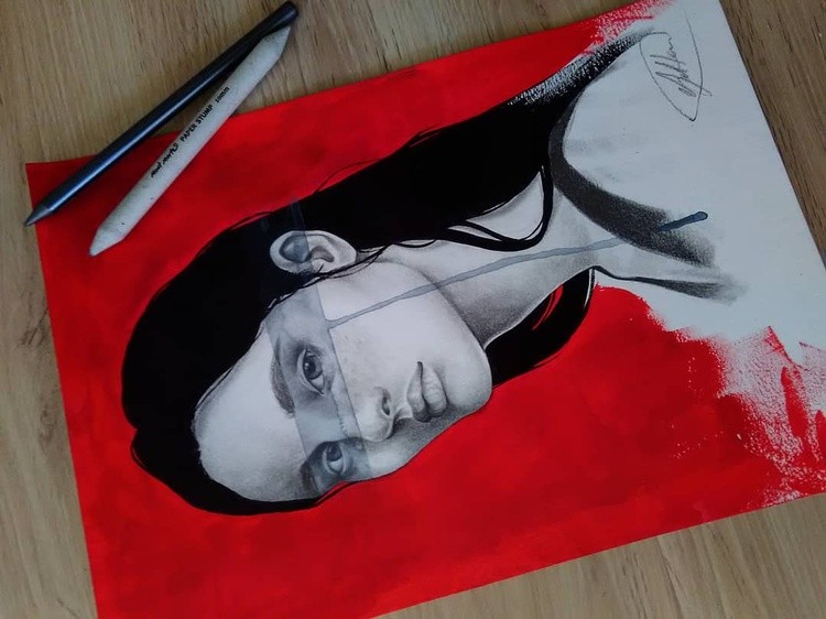 I havent done a realistic portrait in over 4 years  It was really fun to try it again after so long 