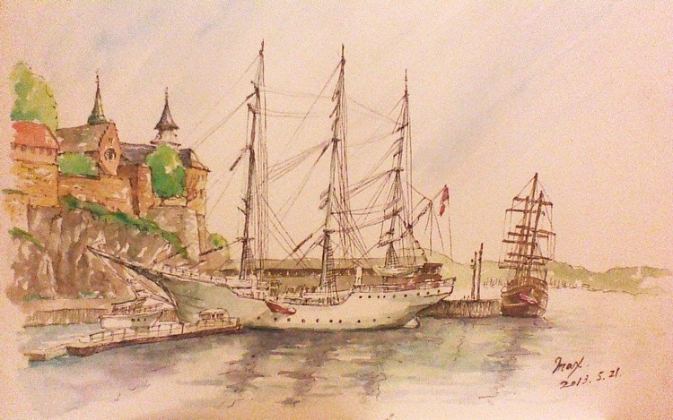 1 Hour Quick Sketch Oslo (no title)