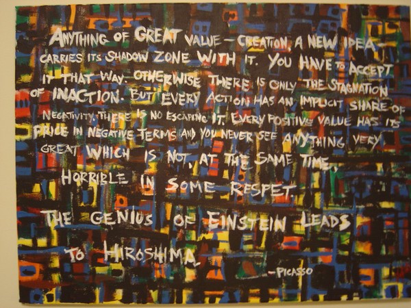 a picasso quote.