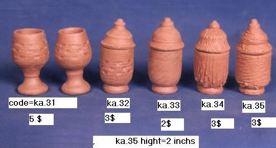 terra cotta miniature pots