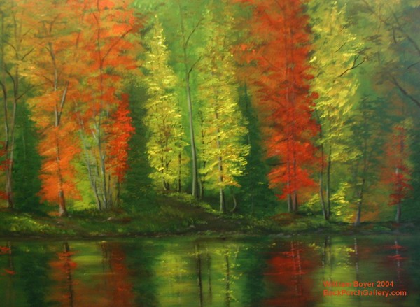 2004-70 HaC 36x48 Autumn River View