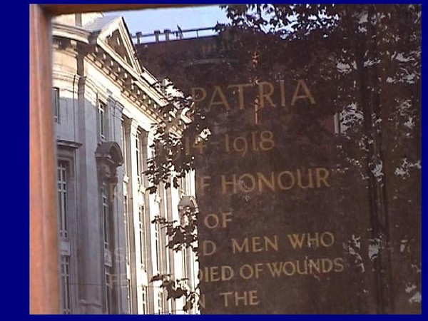 227. War Memorial reflection