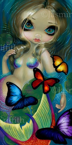 Mermaid with Butterflies