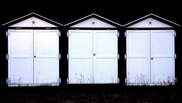 Right to Left (Beach Huts Granville France)