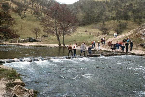 Stepping stones at Dovedale