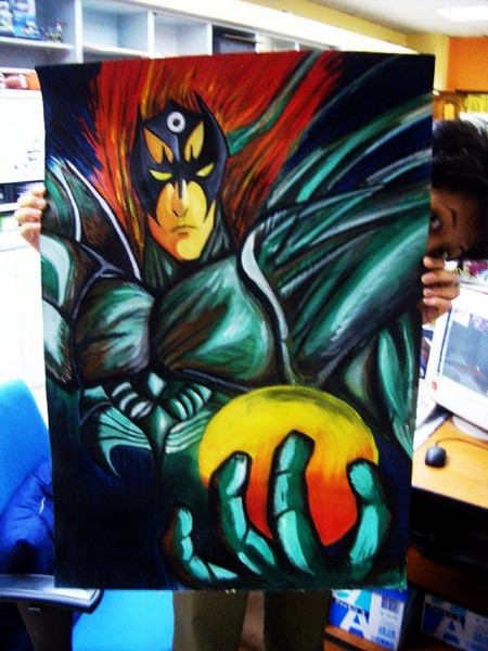 acrylic on paper