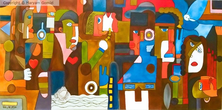 The Paradox of Presence - Original Oil Painting by Mary G