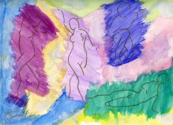 Dancing figures