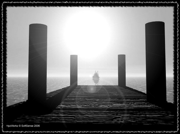 Sail On-B&W