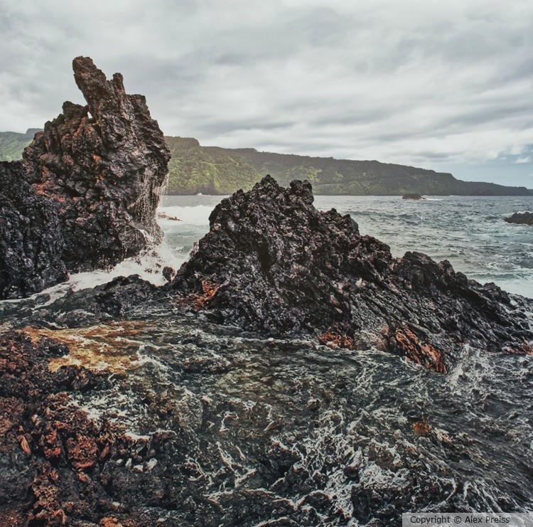 Road to Hana Lava Beach