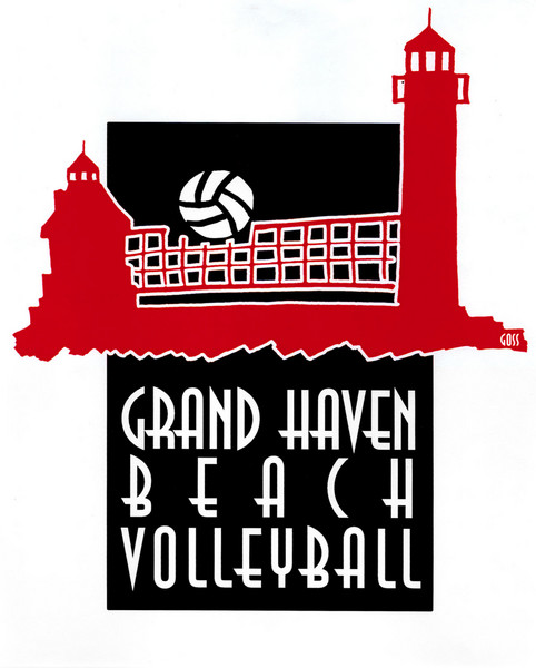 Grand Haven Beach Volleyball Logo