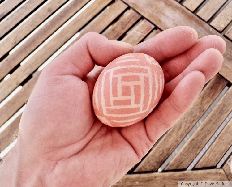 egg in hand