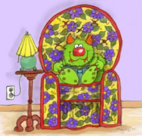 Freidmont the Little Monster Loves to Read