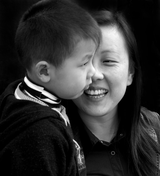 A Mother and Child